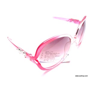 Sunglasses For Her Pink Frame / Light Black Gradient Lenses SG-04
